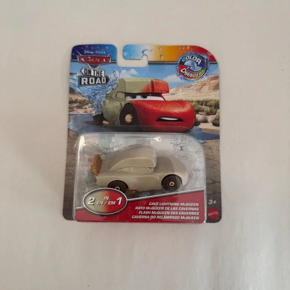 Mattel Disney Pixar Cars On The Road Cave Lightning McQueen Color Changers HMD67