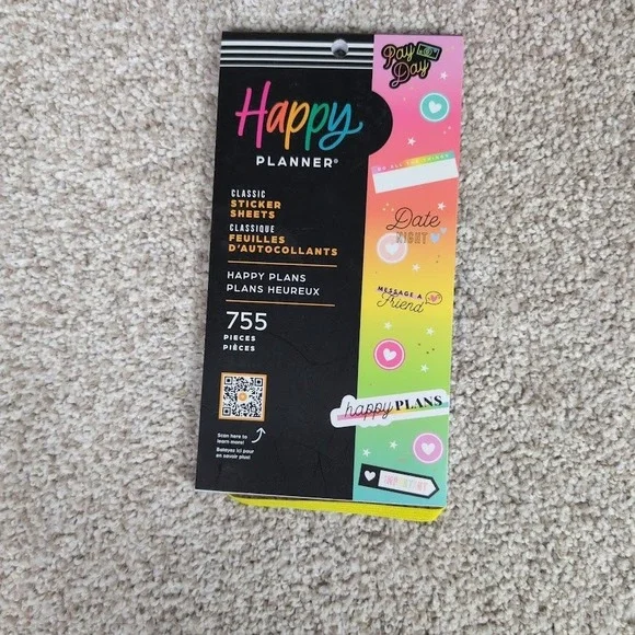Happy Planner Classic Sticker Sheets 755 Pieces‎ - Happy Plans