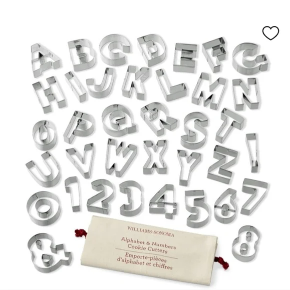 Williams Sonoma Ultimate Alphabet & Number Cookie Set