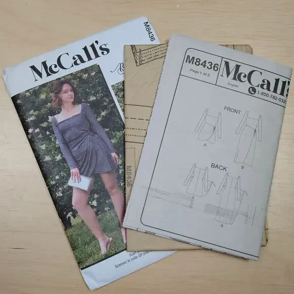 McCall's M8436 Misses' Stretch Knit Dress Sewing Pattern Designed by Brandi Joan