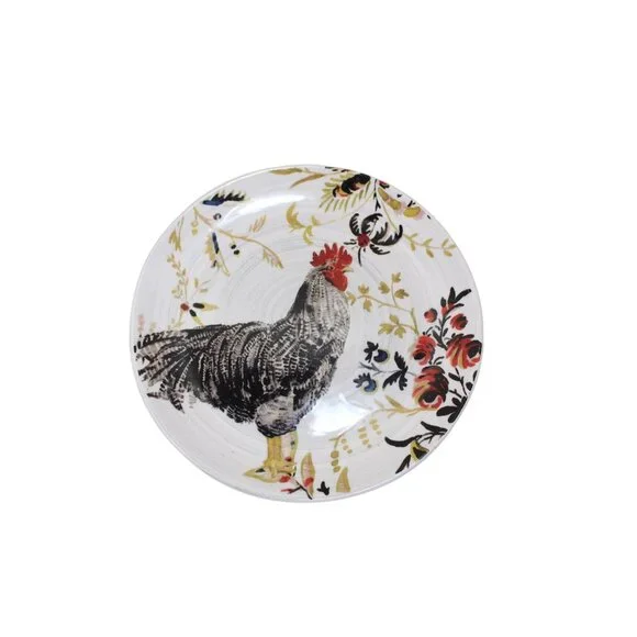 Williams Sonoma Rooster Dinner Plate Marc Lacaze 92586