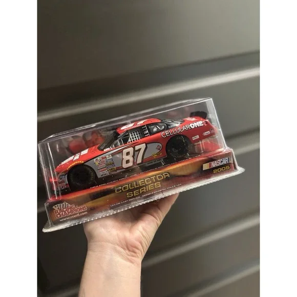 2005 Racing Champions NASCAR #87‎ Joe Nemechek Cellular One Red 1:24 Autographed