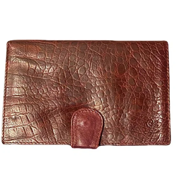 louise fontaine vintage alligator leather wallet
