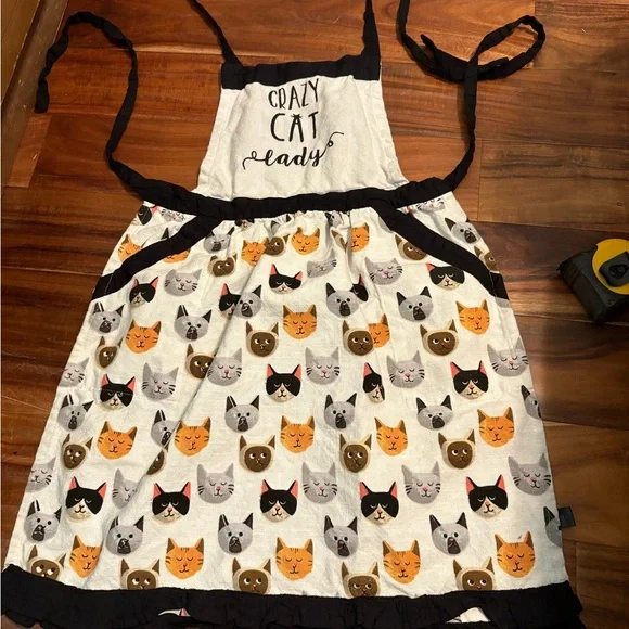 Crazy Cat Lady Apron -‎ Multicolor (0747)