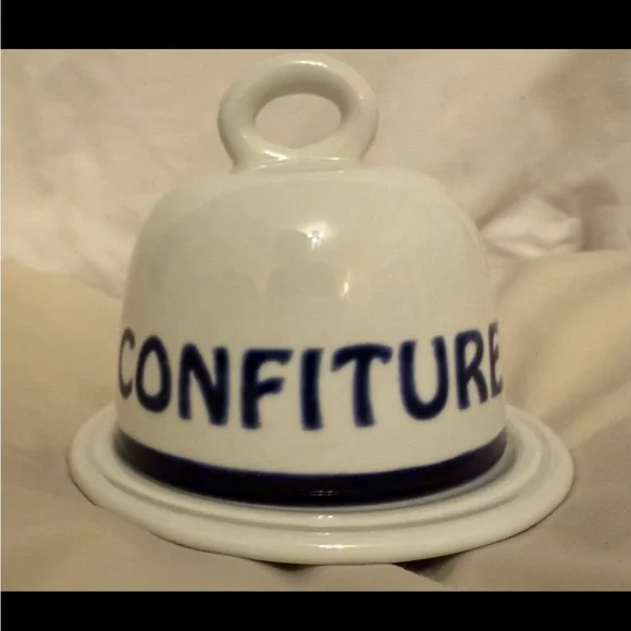 Williams Sonoma Jam /Jelly Confiture Ceramic Container