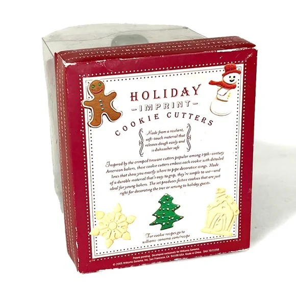 Holiday Imprint Cookie Cutters from Williams Sonoma - 5