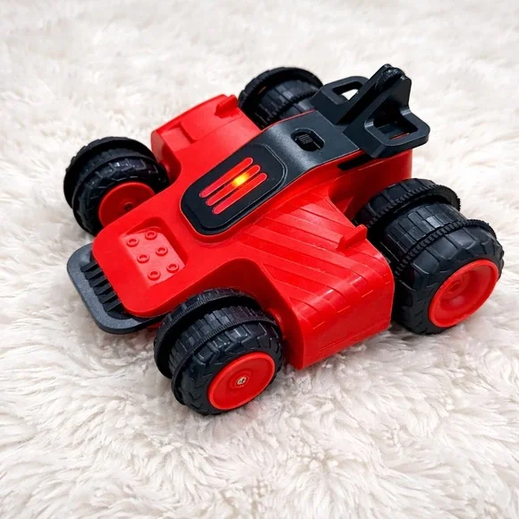 Sharper Image SideSlider Stunt RC Car Red LED Drift Toy Car