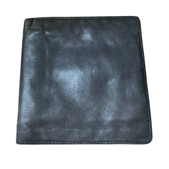 Vintage Neil Martin Gray Soft Leather Bifold Men’s Wallet Korea RARE