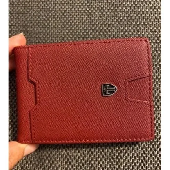New Mens Slim Wallet with Money Clip AUSTIN RFID Blocking Bifold Credit Card