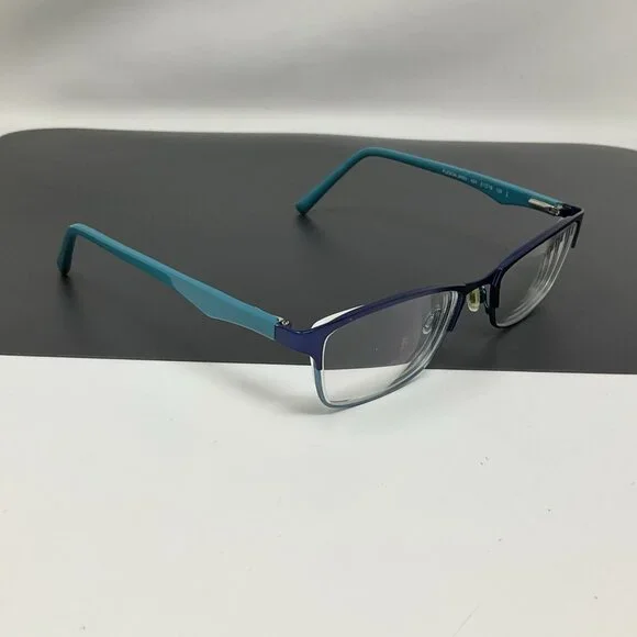 FLEXON JUNIOR J4003 424 Turquoise Navy Unisex Kids Eyeglasses 51 [] 18-135
