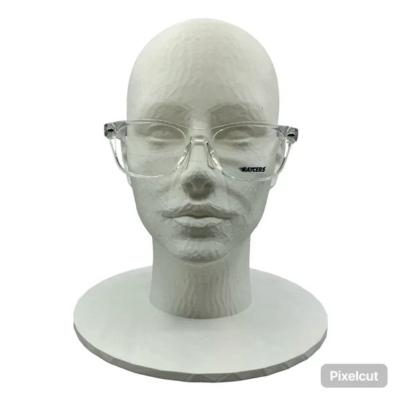 Raycers Kids KB-20214 Crystal Clear Square Eyeglass Frames 48-17-130 NEW