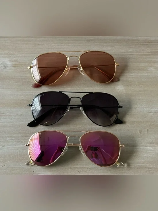 Diff eyewear lil Cruz sunglasses lot of 3 new