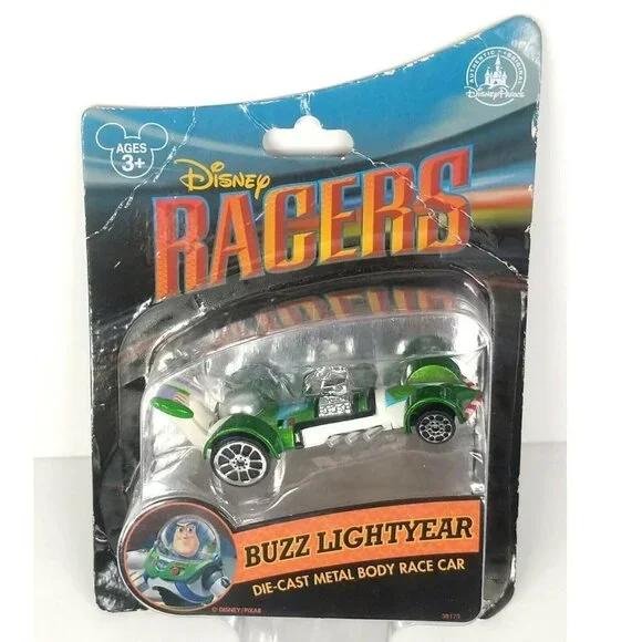 Disney Parks Buzz Lightyear Car Authentic Toy‎ Story Racers Die Cast Metal