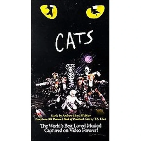 Cats (VHS, 1998) Musical Elaine Paige Andrew Lloyd Webber Music Brand New Sealed