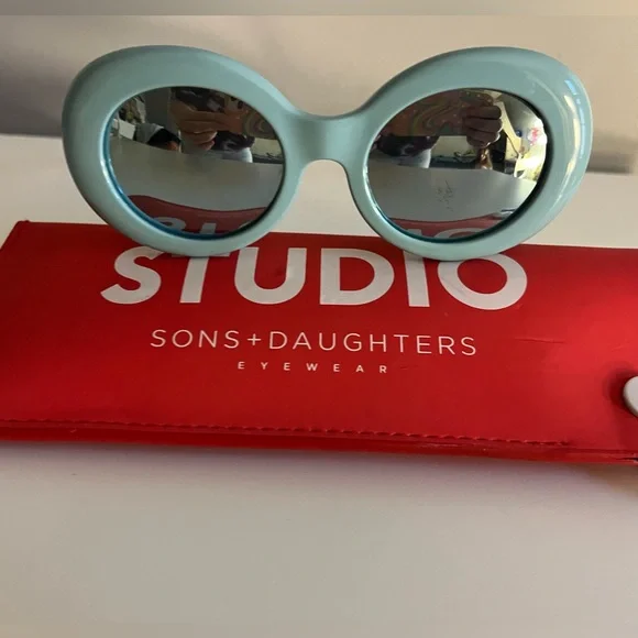 Sons + Daughters Blue Sunglasses