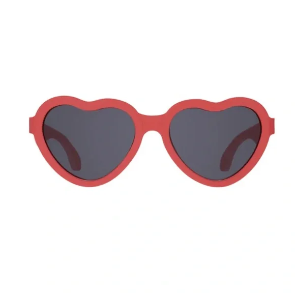 Babiators Limited Edition Candy Apple Heart Smoke Lense Kids Sunglasses