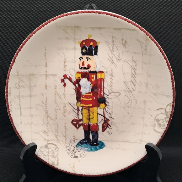 Williams Sonoma Nutcracker Salad Plate 8 5/8