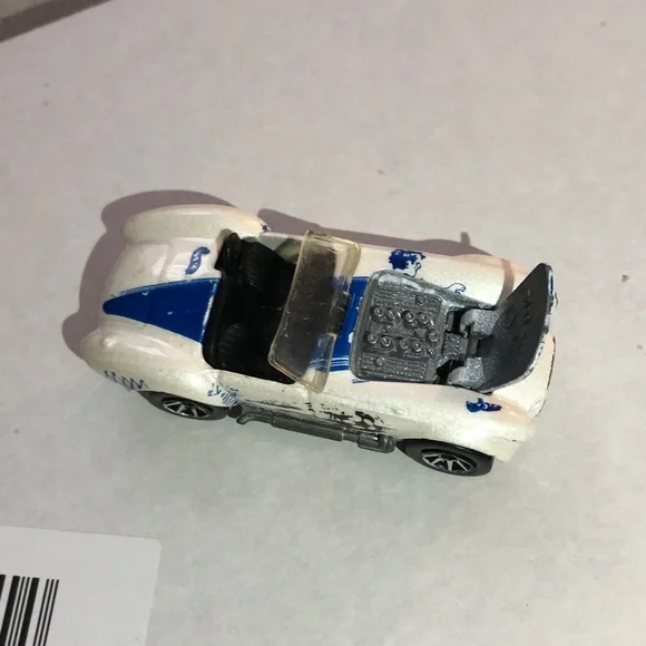 Shelby Cobra with soccer graphics for 1982 Hot Wheels