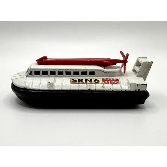 Vintage SRN6 Hovercraft Model Toy Retro Fun on Water