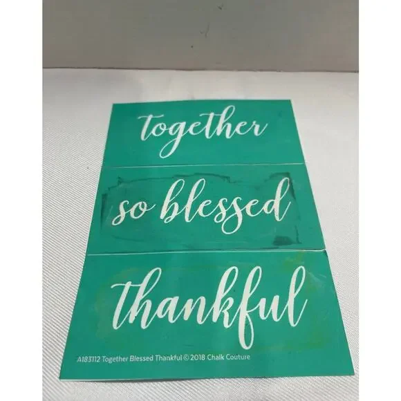 Chalk Couture Used 5X7 ‎ Reusable Transfer 