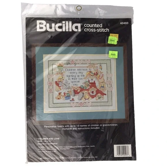 Bucilla Counted Cross Stitch Kit #40493 