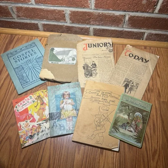 Vintage Paper Ephemera Lot Junk Journal Collectible, Scrapbooking Fair