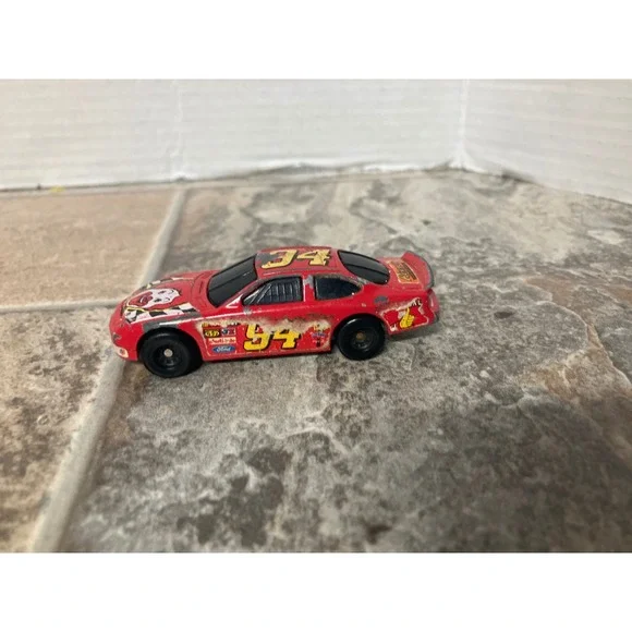 Hot Wheels 1998 Rusty Wallace 34 McDonald's Clown Race Car‎