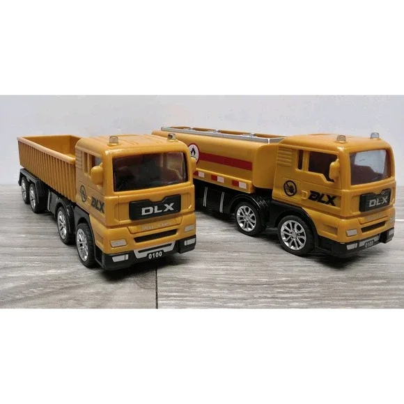 DLX Builder equipment/trucks lot - 2 Hauling Trucks