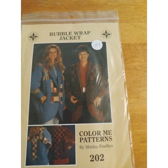 Bubble Wrap Jacket Color Me Patterns 202 Shirley Flowkes