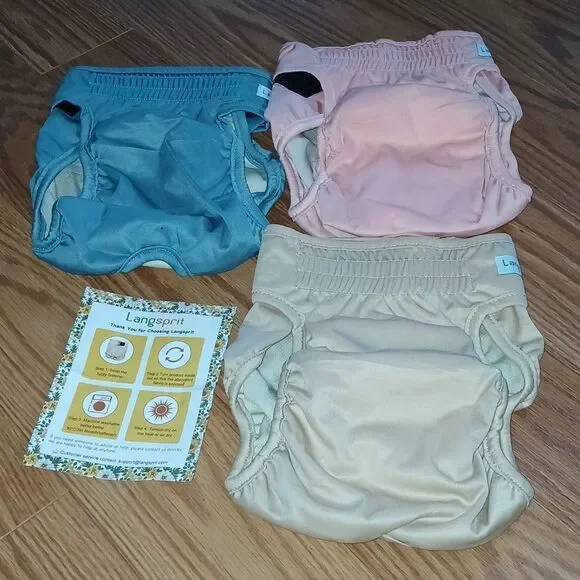 Langsprit Reusable Cat Diapers for Female and Male Washable Sz L NEW