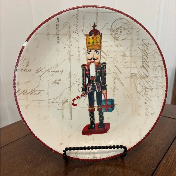 Williams Sonoma Nutcracker Salad Plate 8 5/8