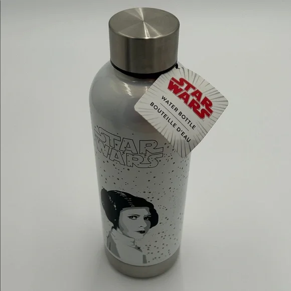 Williams Sonoma White Stainless Steel Character Water Bottle