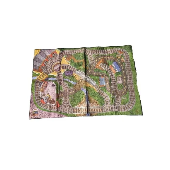 Thomas the Train Mega Play mat railroad train tracks design 38