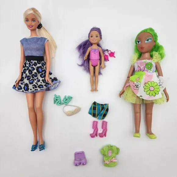 Barbie Mattel Madame Alexander Doll Mixed Lot‎ of 3 with Accessories