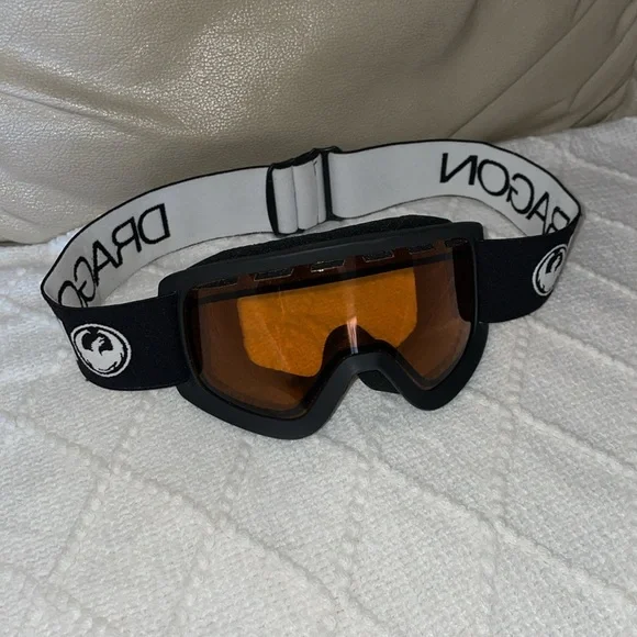 Dragon Ski Goggles with Orange Lens