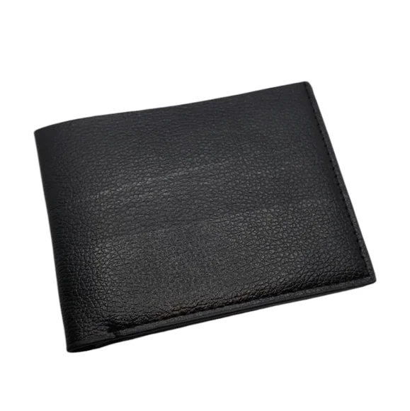 Short Mens Wallet Cowhide‎ leather Embossed