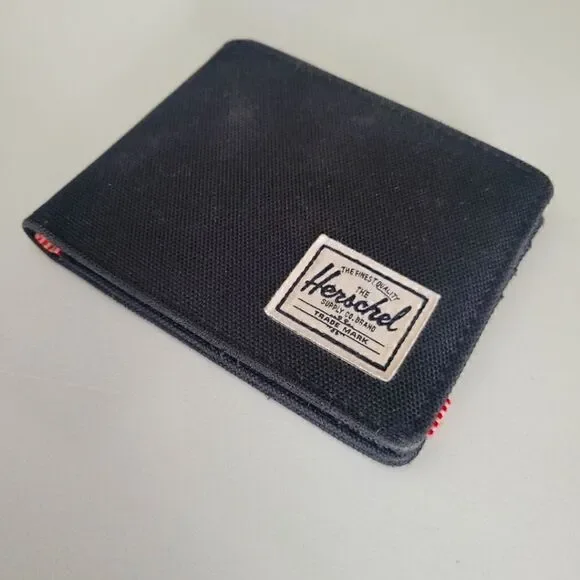 Herschel Supply Co Roy coin RFID wallet in black