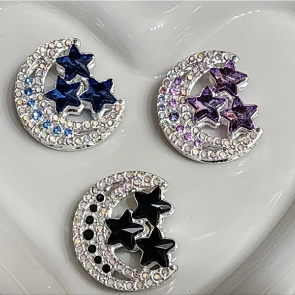 Star Moon Beads Fancy Beads Silver Beaded Pen Jewelry Making‎ 1 Piece