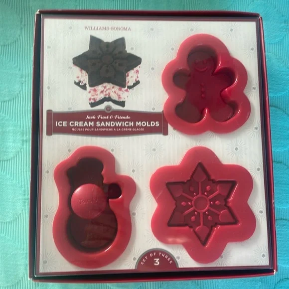 Williams Sonoma Jack Frost & Friends Ice Cream Sandwich Molds