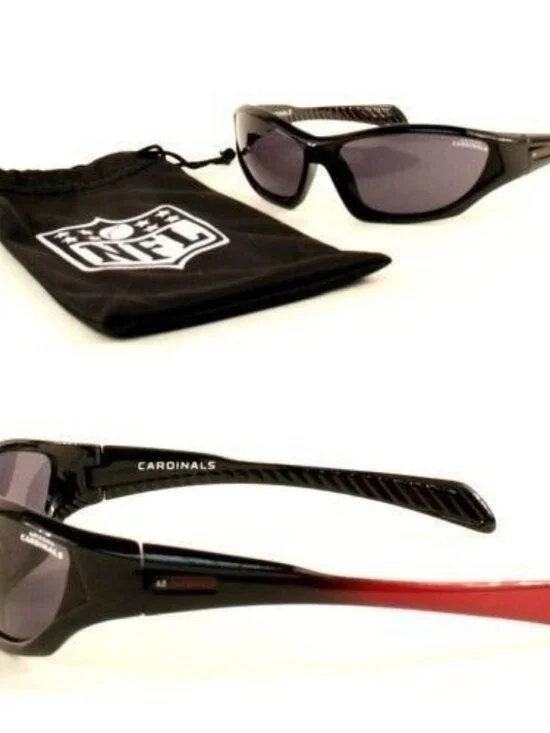 Arizona Cardinals Sunglasses Youth Quake with Pouch Bag NFL Official Merch
