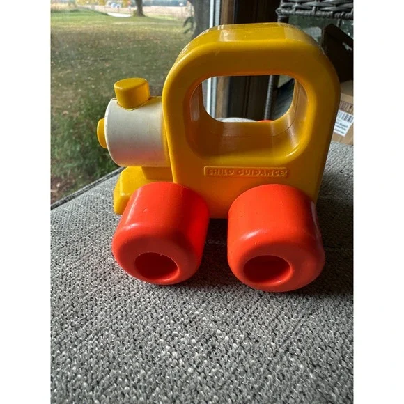 Child Guidance WeeWheels Yellow Orange Toy‎ Car 1994 CBS Vintage Truck