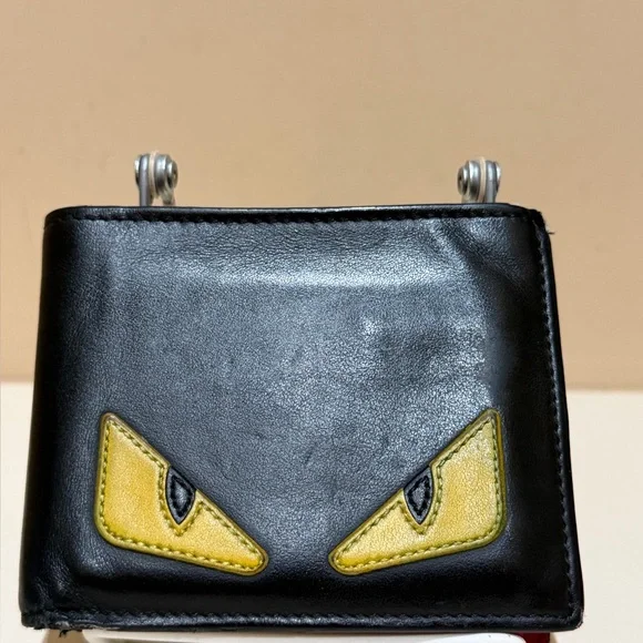 Fendi Monster Eyes Bifold Wallet