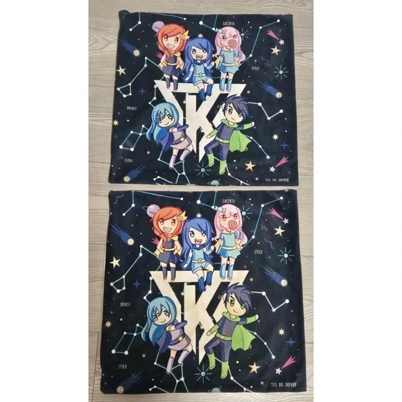 The Krew Its-Funneh Protagonists Decorative Throw‎ Pillow Covers 17