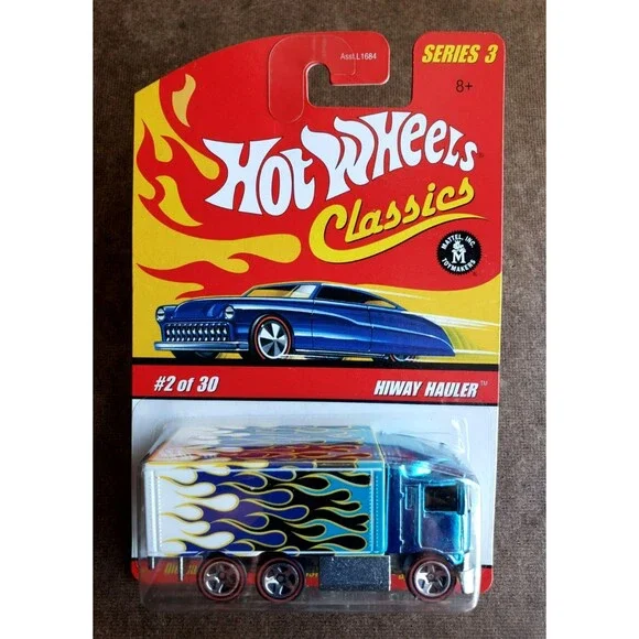 2007 Hot Wheels HIWAY HAULER Spectraflame AQUA BLUE CLASSICS SERIES 3 1:64 RL5SP