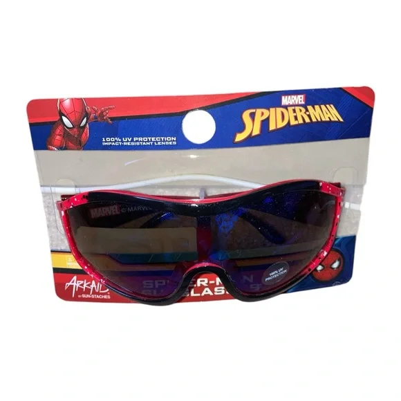 Marvel Spider Man Sports Wrap Paint Splatter Sunglasses