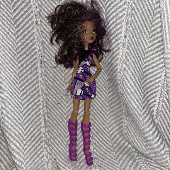 Monster High HOW‎ DO YOU BOO? Clawdeen Wolf Mattel Doll w/Dress E2