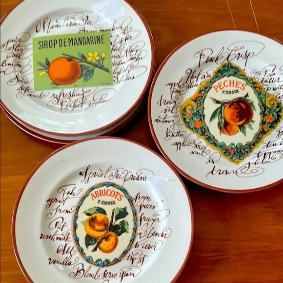 6 Williams Sonoma Rosanna Harvest Market 5 1/2