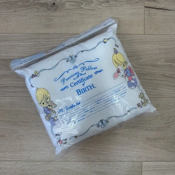 NEW Precious Moments 2004 Vintage Precious Pillow Keepsake Pillow