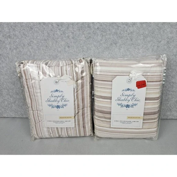 2-Simply Shabby Chic DOLCE COLLECTION Standard Sham New