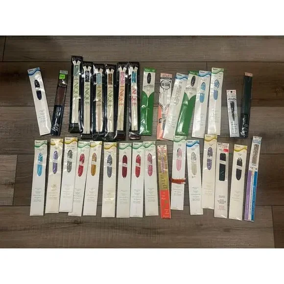 32 Vintage Zippers by UNIQUE Talon JP Coats, Flex knit clarks conmar NEW in pkg